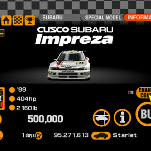 Subaru Cusco Impreza GT