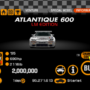 Venturi Atlantique 600 LM