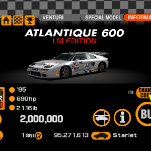 Venturi Atlantique 600 LM