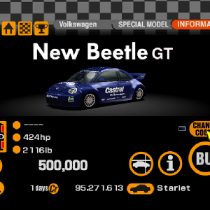 Volkswagen New Bettle GT