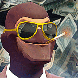 What the Spy expects to get by selling his fellow Demoman's liver in Morning Events (GIF)