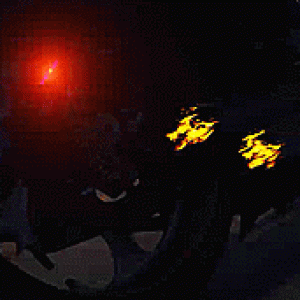 (GIF) The Sanctus' unique exhaust flame