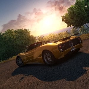 A Zonda C12S Roadster Tries To Capture The Sunset But Fails