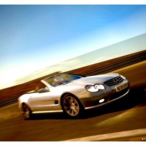 Mercedes SL55 @ Motegi 04