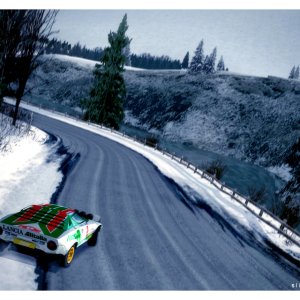 Lancia Stratos Rally Car @ Chamonix II 09