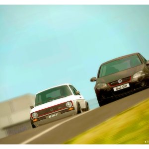 Volkswagen GTi's: Past and Present @ Deep Forest II 09