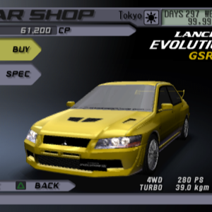 Mitsubishi Lancer Evolution VII GSR (CT9A)