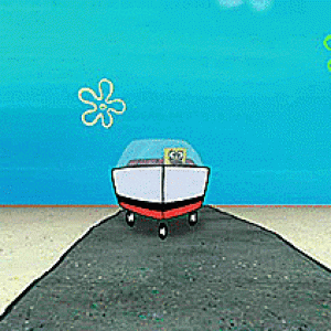 (GIF) Grand Theft Spongebob