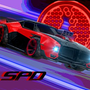 The first of the Rocket League themed avatars with SPD's Dominus GT