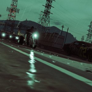 Franklin races stock cars with the Chimera, final climax edition 1
