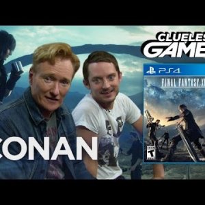 Final Fantasy XV With Elijah Wood  - CONAN on TBS