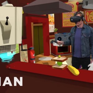 Conan Visits YouTube's VR Lab