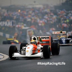 Ayrton Senna Wins The 1993 European GP