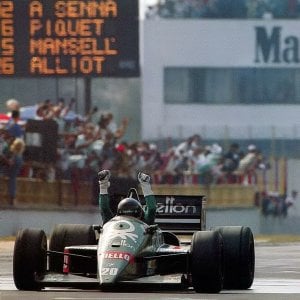 Gerhard Berger Wins The 1986 Mexican GP