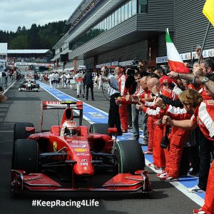 Kimi Raikkonen Wins The 2009 Belgian GP