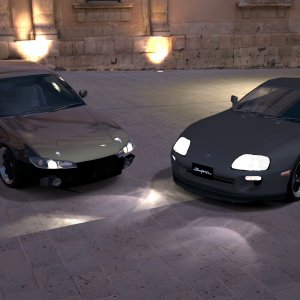Nissan SILVIA spec-R AERO (S15) '02 | Toyota SUPRA RZ '97