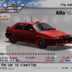 Alfa 155_Rally Kit