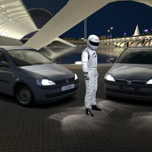 Vauxhall Vs Opel Corsa at City Of Arts And Sciences