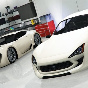 The new ETR1 alongside the Furore GT as the "Nishimura" cars
