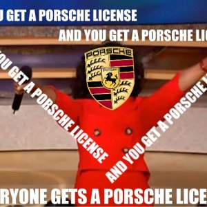 When Porsche Realises They're In Control Of Their License