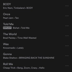 The Spotify playlist not for the sharpest tool in the shed