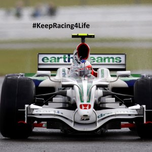 2008 British GP - Rubens Barrichello Scores A Podium For Honda