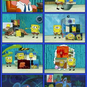Spongebob has derived more than just one chicken of memes