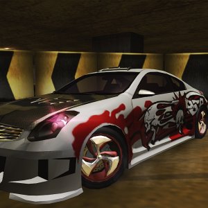 An Infiniti G35 styled under bloody murder 4