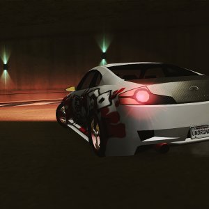 An Infiniti G35 styled under bloody murder 3