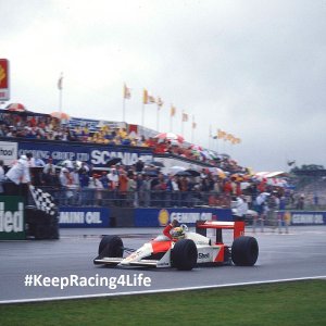 Ayrton Senna Wins The 1988 British GP