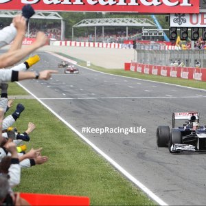 Pastor Maldonado Wins The 2012 Spanish GP