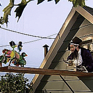 (GIF) Patchy walks the Bird Brains off the plank