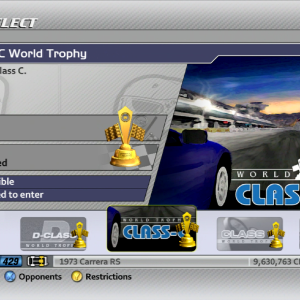 Professional Series - Class C World Trophy