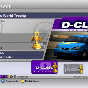 Professional Series - D-Class World Trophy