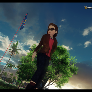 Everybody's Golf: Took a split second moment of Nirvana's Eagle pose