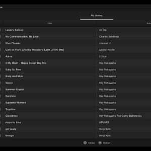 Gran Turismo® SPORT BGM list 1