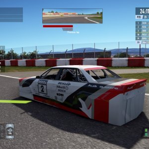 The Audi box behind