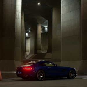 AMG GTS @ Underground Discharge Channel