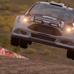 GT Sport "Rallying" - Ford Focus Gr.B At Fishermans Ranch (No Motion Blur)