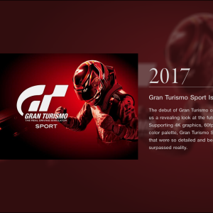 One of the facts in Gran Turismo Sport is about the release of Gran Turismo Sport, as seen in Gran Turismo Sport.