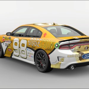 #98 Josh Wise DOGECOIN "Moonrocket" Gold 2 of 3