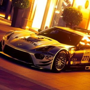 Race modified Vette