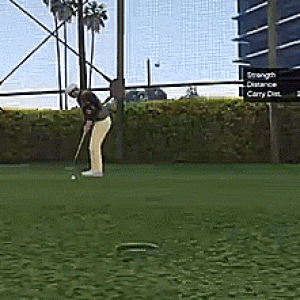 (GIF) GTA's golfing mechanics are great