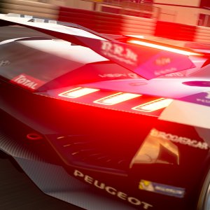The Peugeot practices for a race coming soon 6