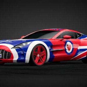 Aston One77 Red Arrows 1