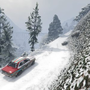 Grand Theft Auto V - Rallying In The Snow - 03