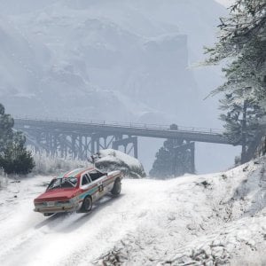 Grand Theft Auto V - Rallying In The Snow - 04