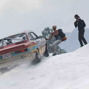 Grand Theft Auto V - Rallying In The Snow - 06