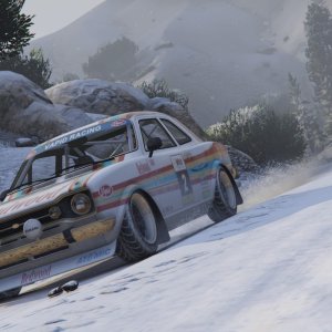 Grand Theft Auto V - Rallying In The Snow - 24