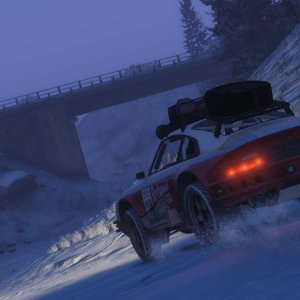 Grand Theft Auto V - Rallying In The Snow - 42